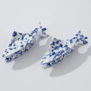 Coastal Floral Claw Clip