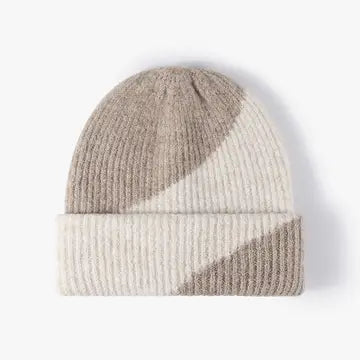 Contrast Color Beanie