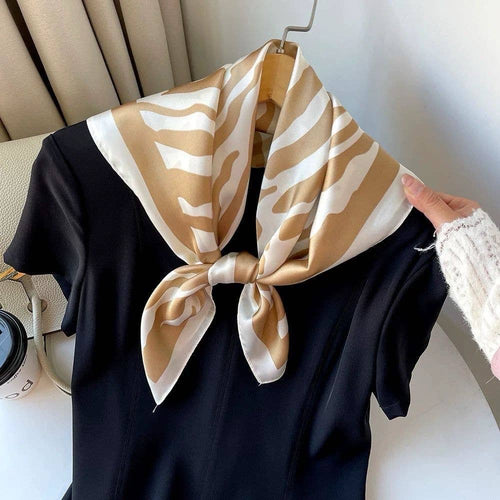 Silky Zebra Scarf