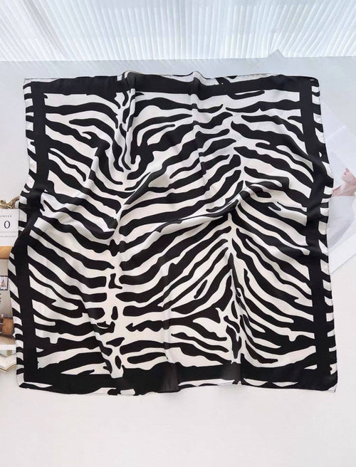 Silky Zebra Scarf