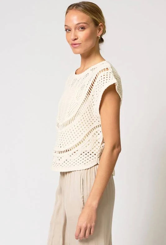 Ember Machine Crochet Top