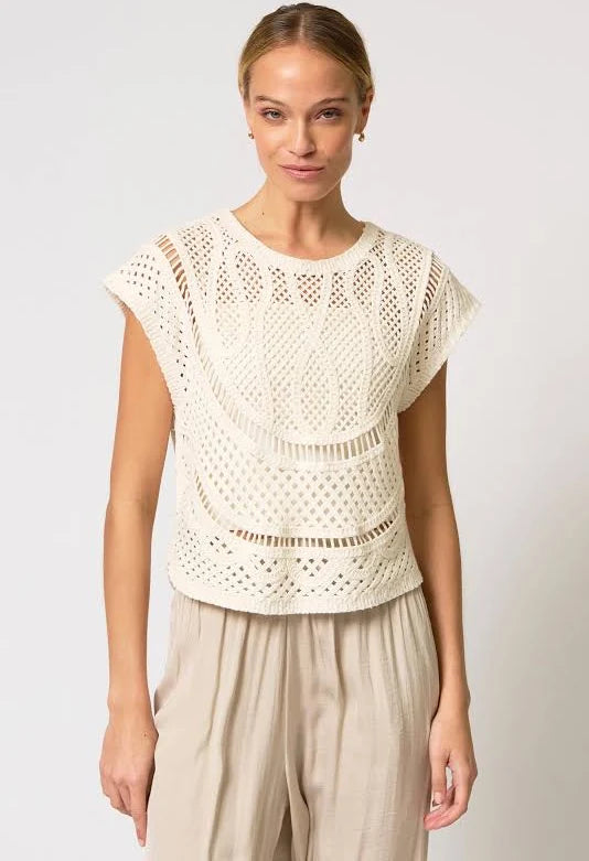 Ember Machine Crochet Top