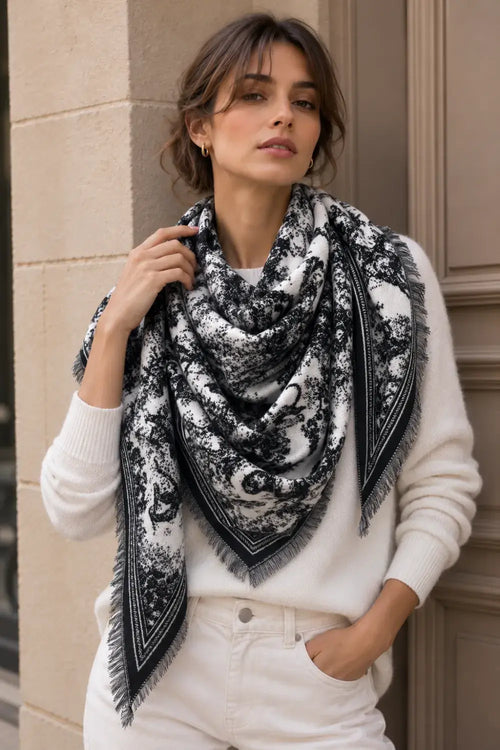 Thick Triangle Toile Pattern