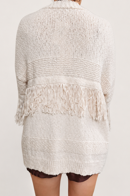 Fringe Oversized Cardigan