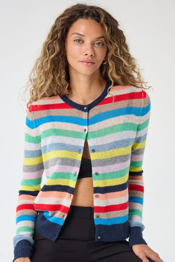 Multi Stripe Cardi