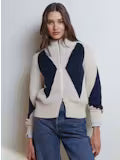 Diamond Zip Up