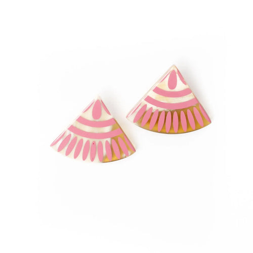 Fan Tile Earrings