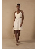 Beaded Hem Mini Dress