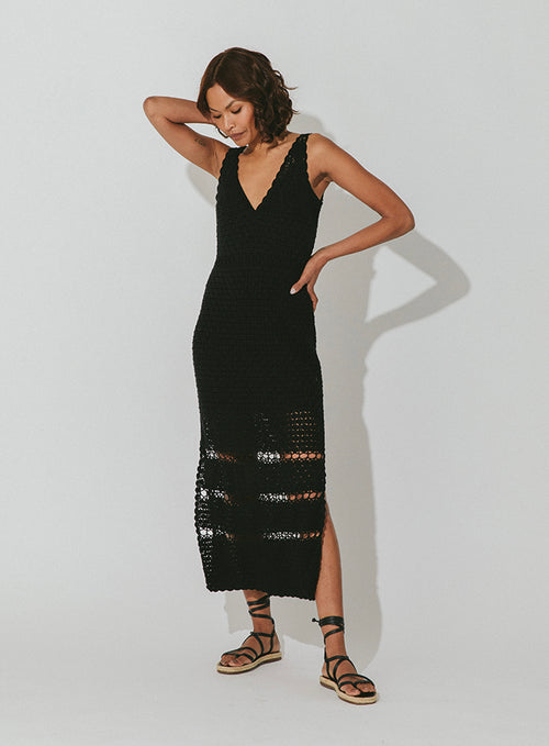 Diah Crochet Midi Dress Diah Crochet Midi Dress