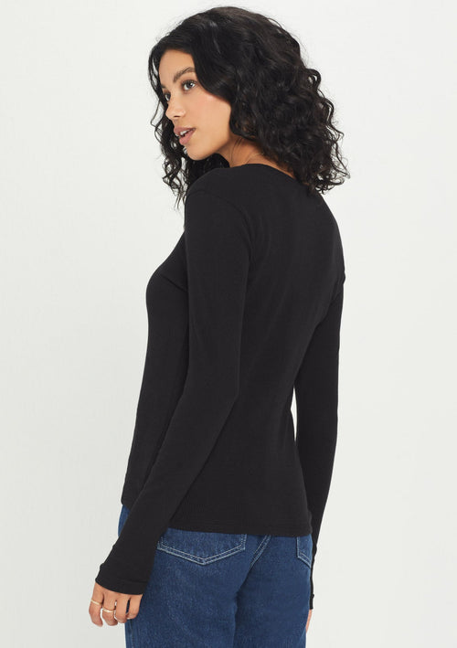 Cotton Rib L/S Tee