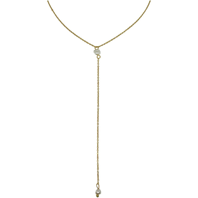 Pearl Drop Lariat