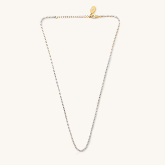Micro Tennis Necklacae